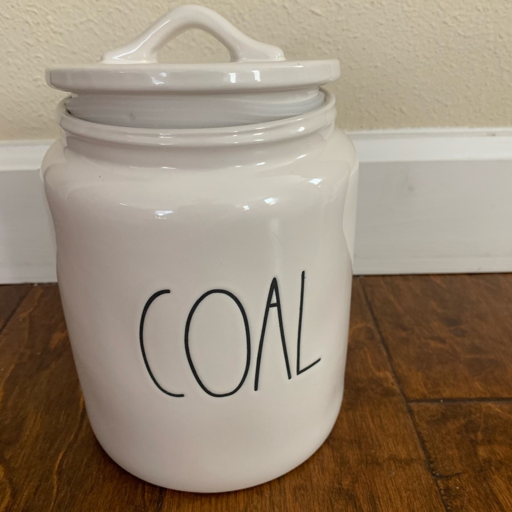 NEW! Rae Dunn COAL canister